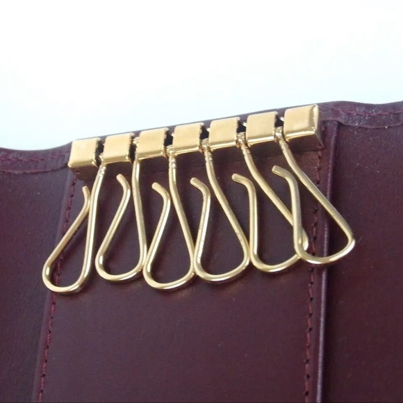 AUTH Cartier Key Holder Card Case Red - Picture 6 of 9